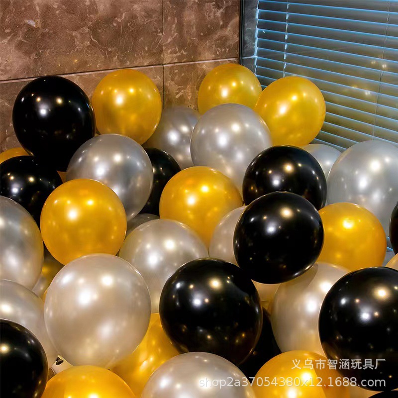 10-inch pearlescent balloons, birthday party decoration balloons, 1.8g latex pearlescent balloons wholesale, wedding decoration Application Scenario