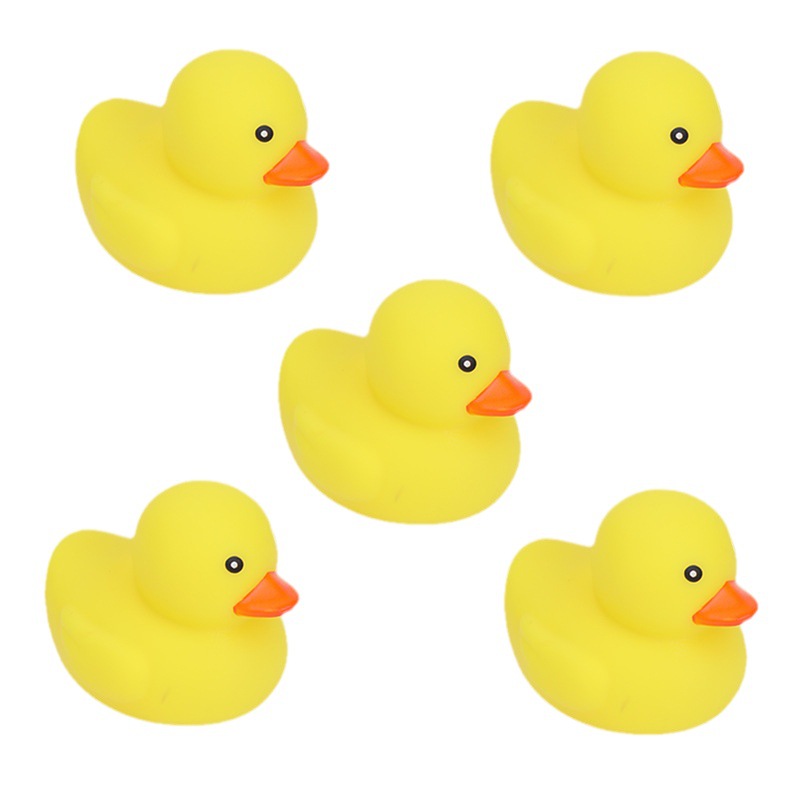 Juguete de verano pequeño pato amarillo bañando juguetes de agua recreativos pato pinchando bebé pinchando juguetes de baño Item Picture