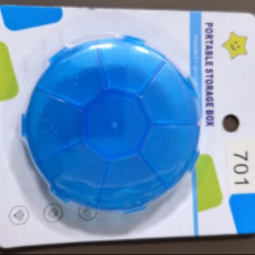 轻奢吸卡分装药丸盒一周便携式药盒8格双层密封防潮药盒
