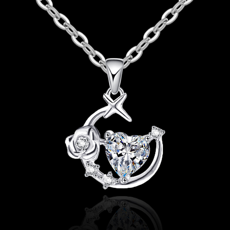 吊坠/银饰/天然翡翠吊坠/不锈钢爱心配件/无事牌产品图