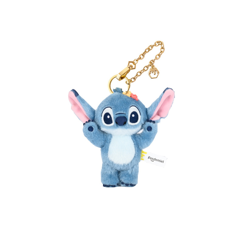 Disney-authorized Star Baby Stitch plush toy pendant, cute Stitch Angel keychain details Picture