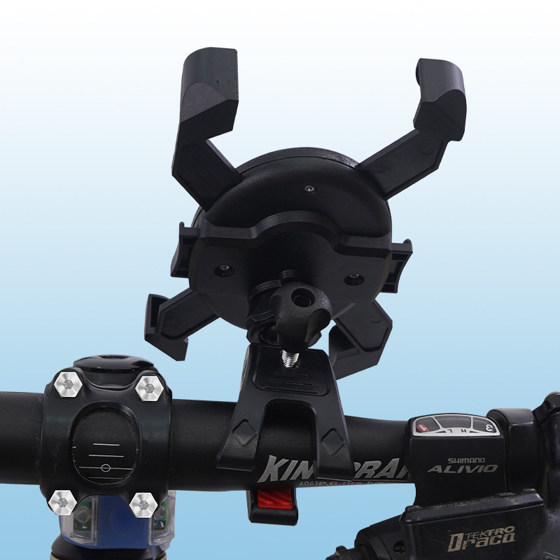 Creative bicycle, electric bike, motorcycle and mobile phone stand, new type of cycling mobile phone navigation stand Application Scenario