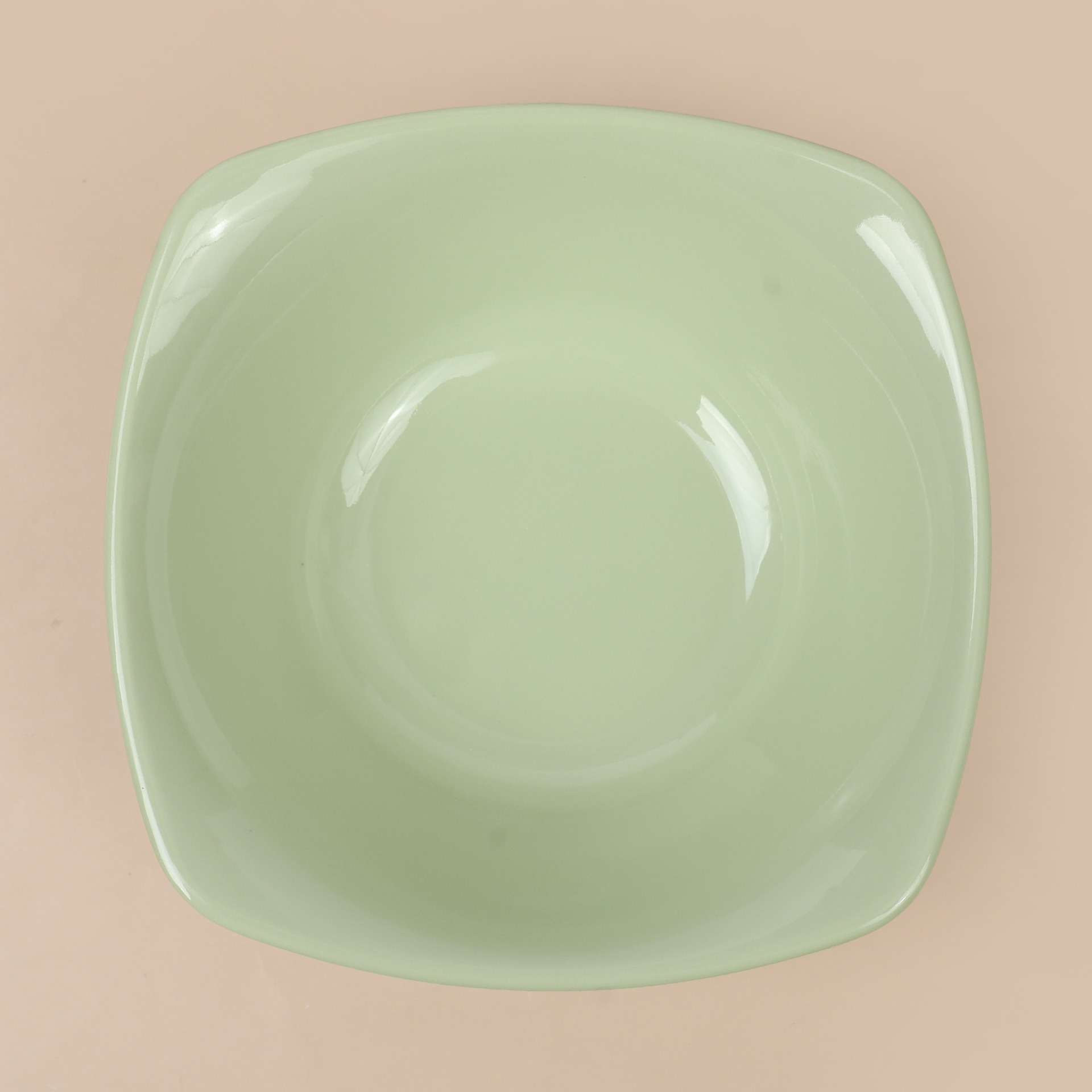 Export melamine plates, square plastic imitation porcelain round plates, restaurant buffet fast food, rice bowls with toppings, cold dish flat plates, OEM Specification drawing