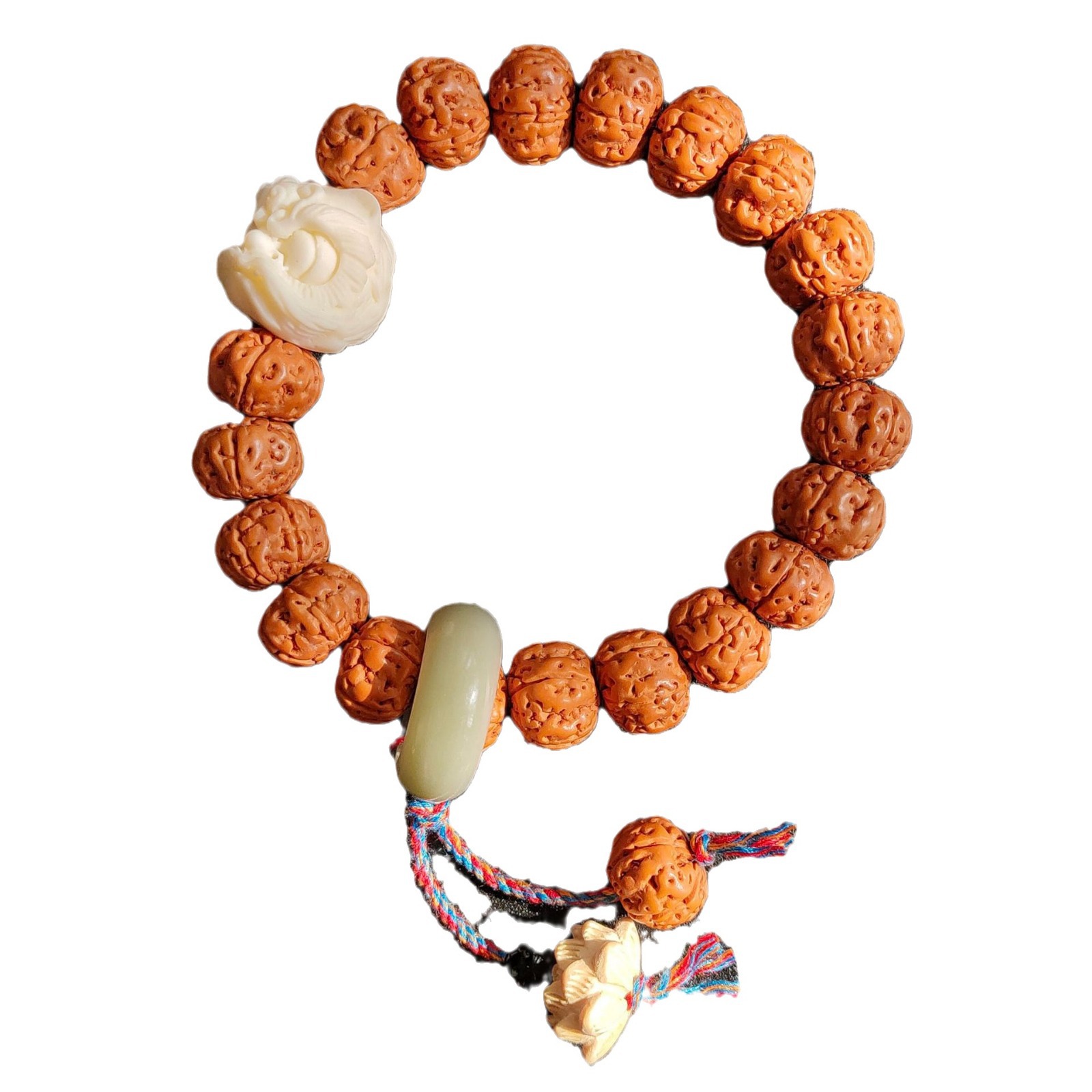 手链/朱砂/珍珠手链/水晶手串/饰品白底实物图