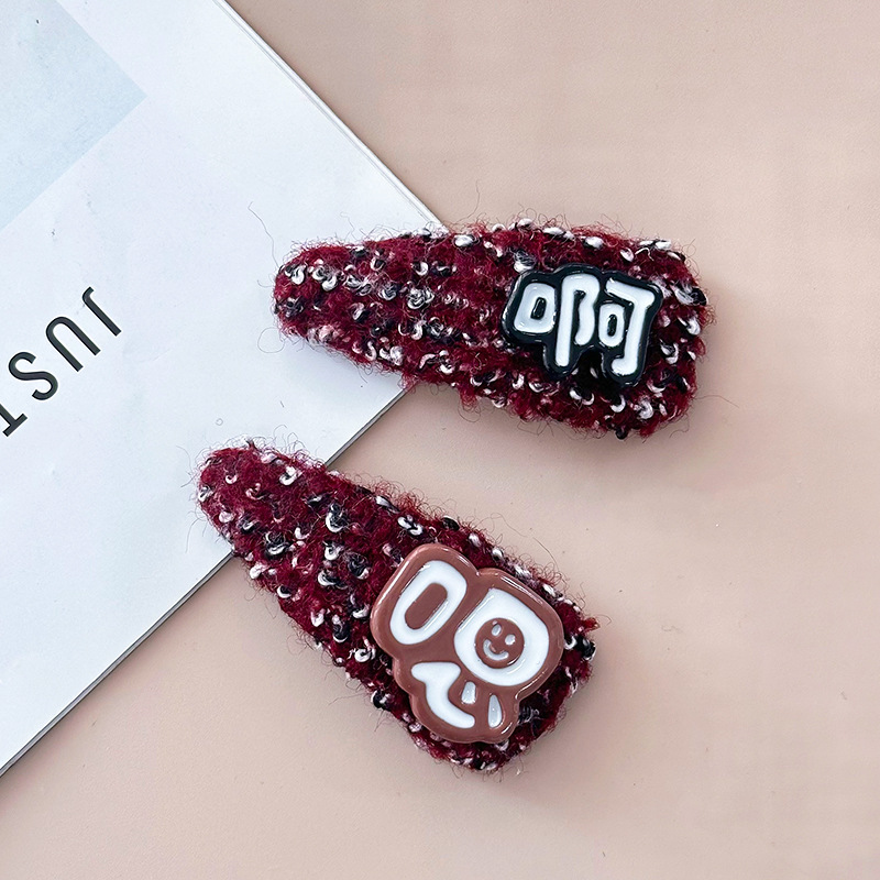 【ins 风树脂发夹】成人金属发夹 弹簧夹后脑勺发卡 复古法式发饰细节图