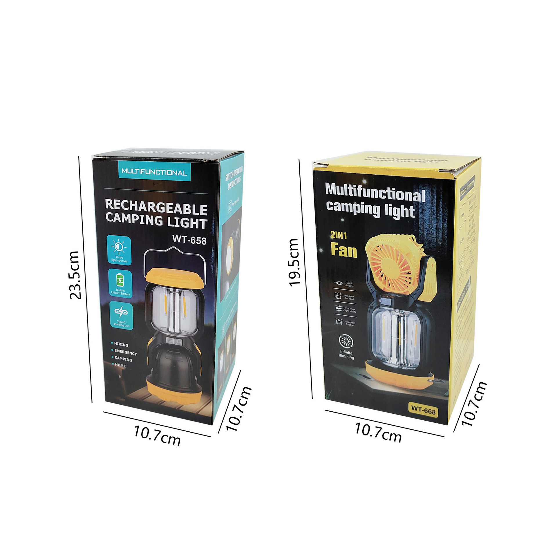 户外LED钨丝露营灯帐篷灯照明灯风扇灯强光手电筒手提灯应急灯细节图