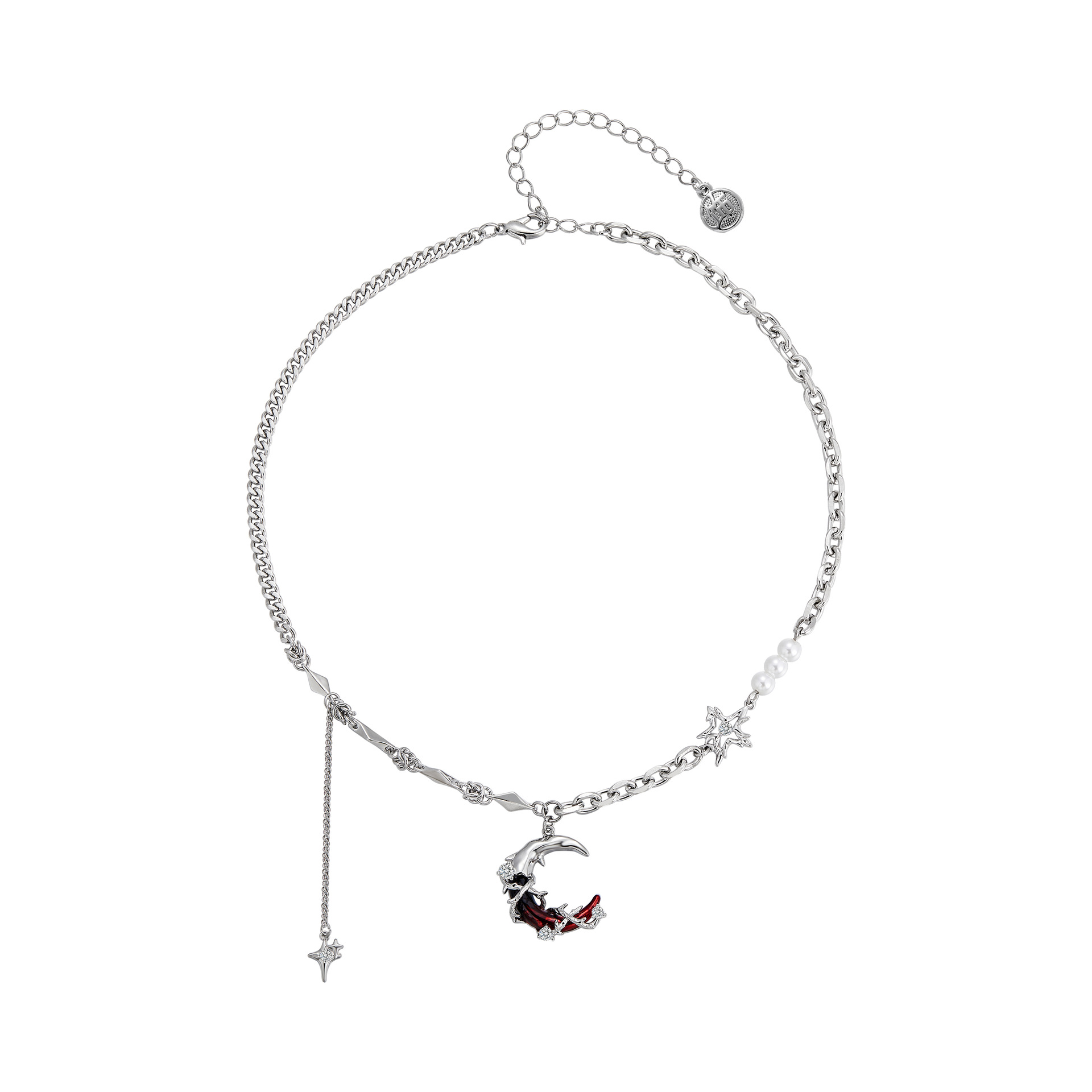 Original Scarlet Moon series necklaces with a unique and cool touch, niche design, collarbone chains, and fashionable and trendy necklaces wholesale Item Picture