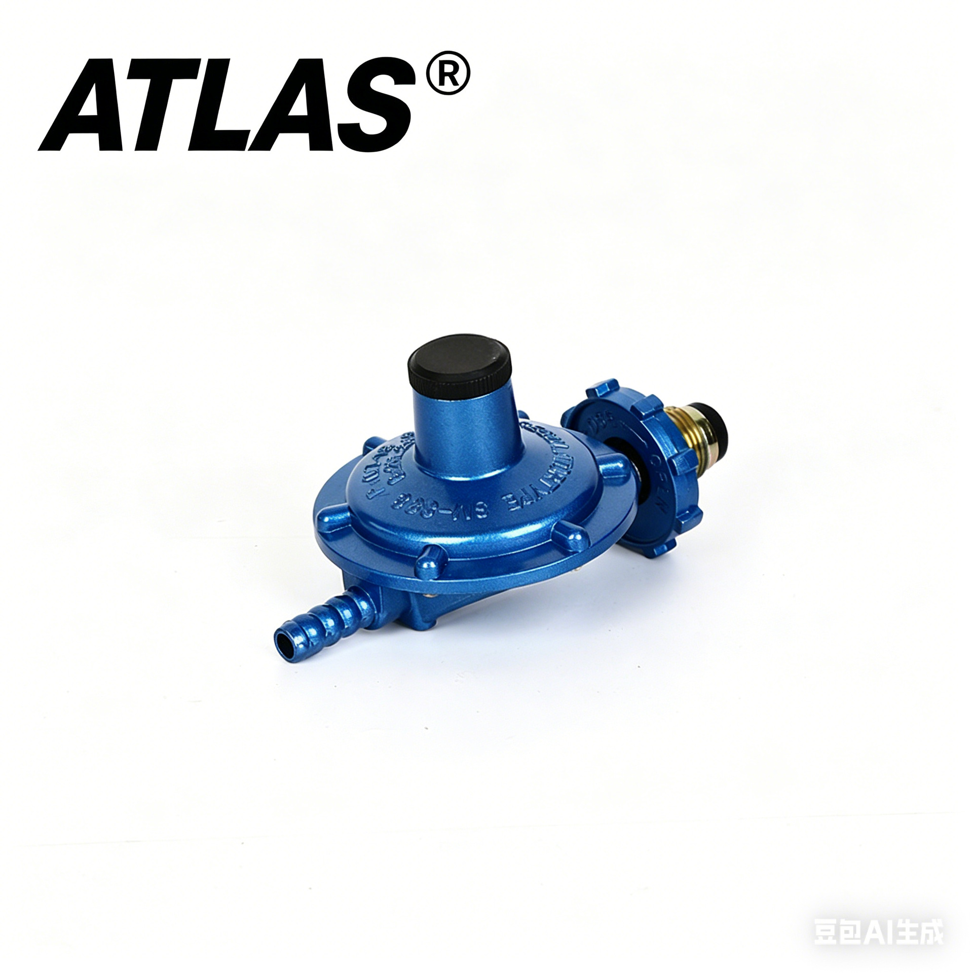 ATLAS户外便携式煤气减压阀铝合金快装低压调节阀外贸专用燃气阀