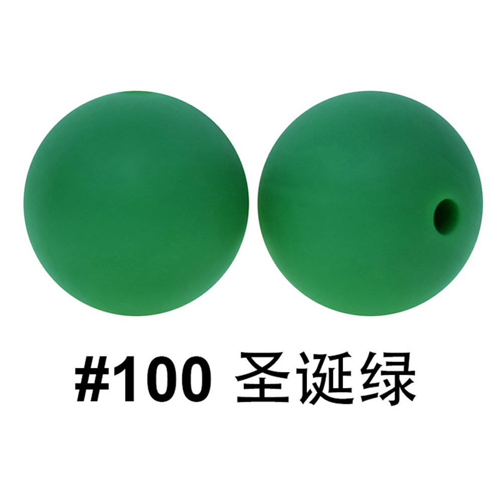 Cross-border best-selling silicone beads, food-grade daily-use baby teething rings, 12mm round beads, accessory beads, colored factory wholesale Specification drawing