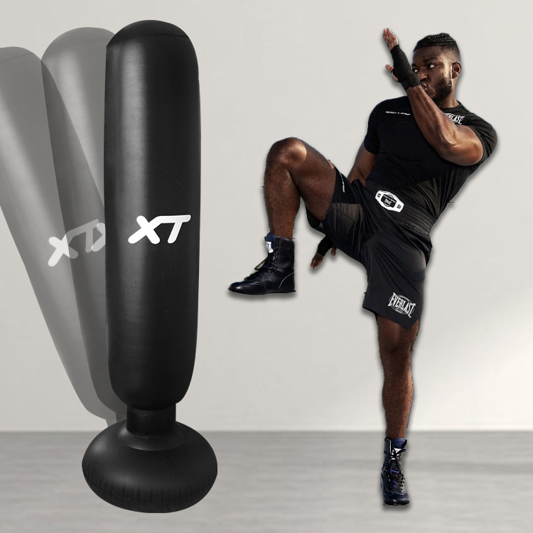 Adult thickened large-base inflatable boxing column, home decompression vertical sandbag, water-filled combat sports training device Application Scenario