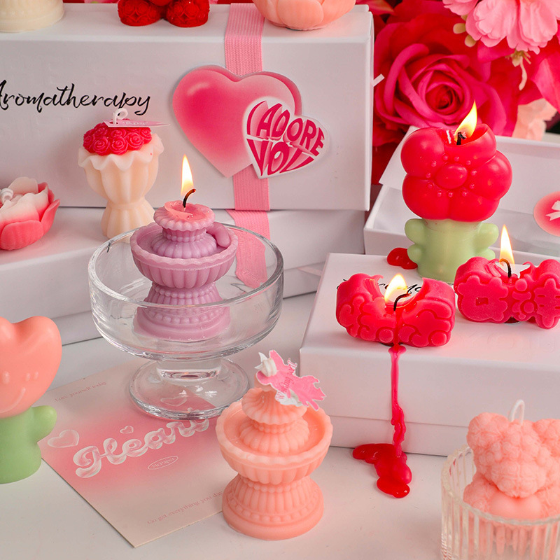 Scented candle gift box set, Valentine's Day gift, International Women's Day souvenir, various combination sets details Picture