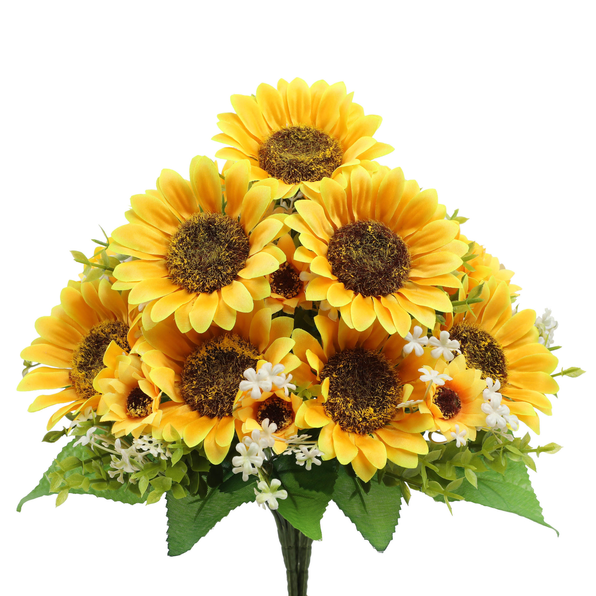 仿真花DIY发饰配件/假花/5朵塑膠花/仿真花/假花批发产品图