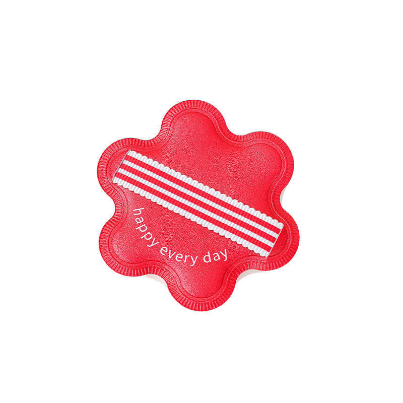 小红花限定粉扑棉花糖大号超软干湿两用化妆海绵美妆工具定制批发白底实物图