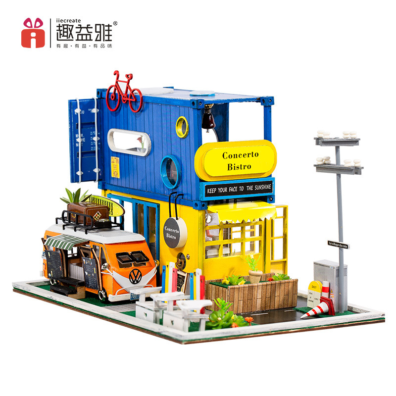 建筑模型实物图