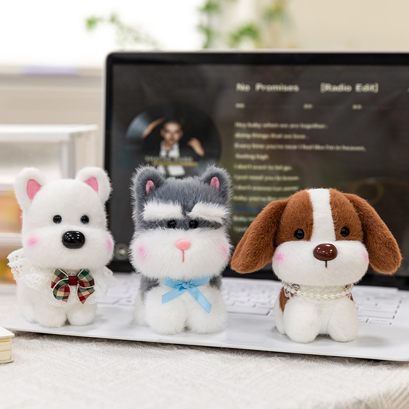 West Highland dog plush toys, children's sleeping dolls, simulation dolls, birthday gifts, soothing cloth, animal pendants