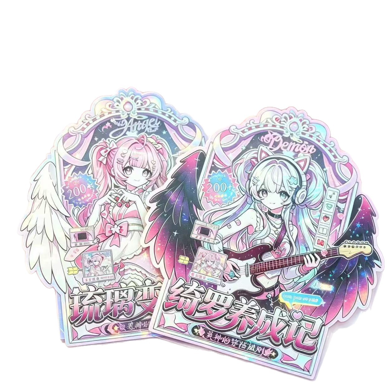 "Qiluo's Cultivation Record: Dressing Rules, Dress-up Game Book, Nail and Hairstyle Materials, DIY Stickers. Item Picture