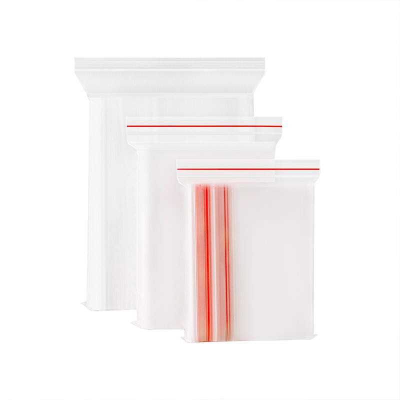 Wholesale of pe plastic tight sealed bags, food preservation jewelry sealed bags, thickened plastic-sealed transparent self-sealing bags Item Picture