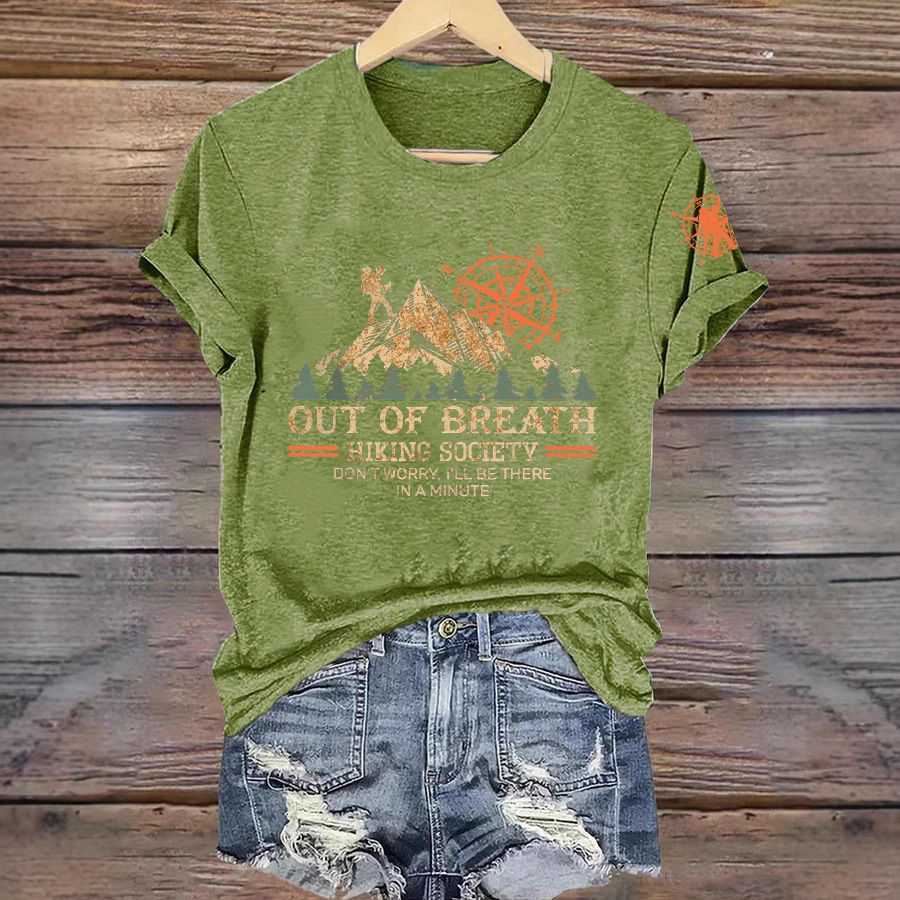 Cross-border foreign trade exclusive for women's fashionable printed casual color cotton round-neck short-sleeved T-shirts Application Scenario