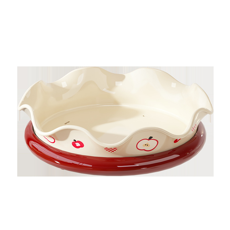 Dopamine Rotating Draining Fruit Plate 2025 New home living room coffee table, snack and candy display plate, storage plate Item Picture