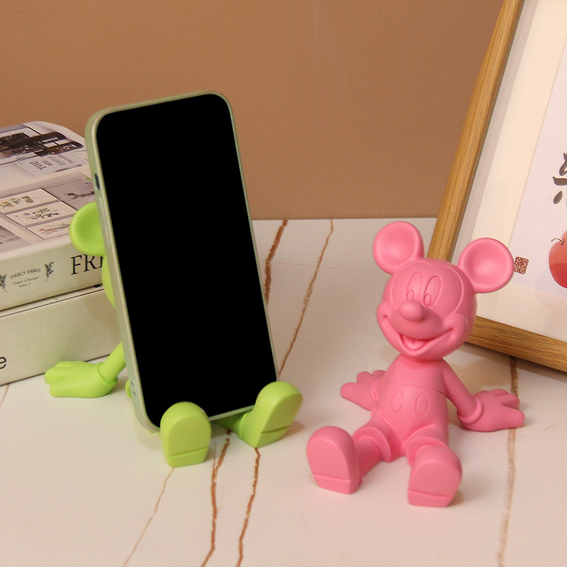 Cute Mickey Mouse phone stand decoration, a great desktop and office item, practical and creative decoration, a birthday gift for girls details Picture