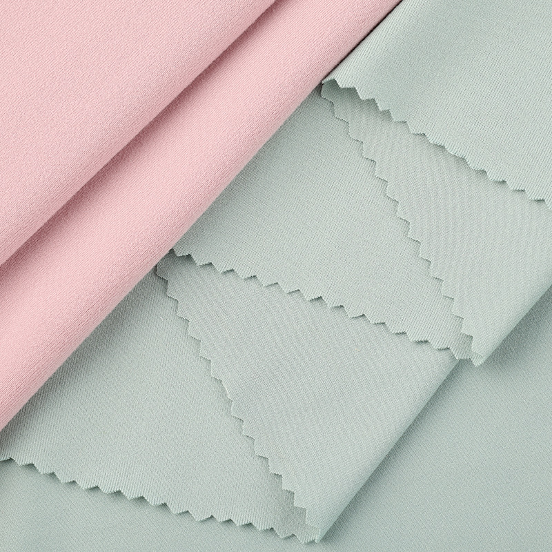 超细肤感磨毛瑜伽面料涤氨运动拉架弹力布裸感双面瑜伽服面料细节图