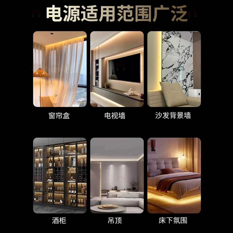 Tuya zigbee3.0 intelligent integrated transformer 24V dual-color light strip dimming and color-adjusting power supply drive details Picture