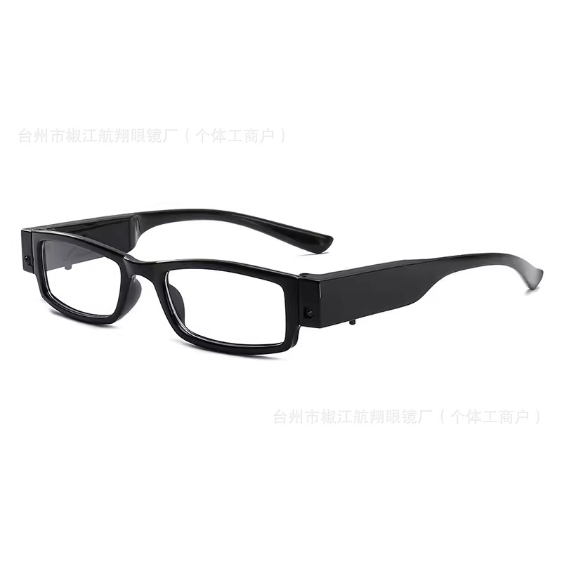 New manufacturer's in-stock simple reading glasses with lights, high-definition lens lighting, multi-functional, unisex, lightweight Application Scenario