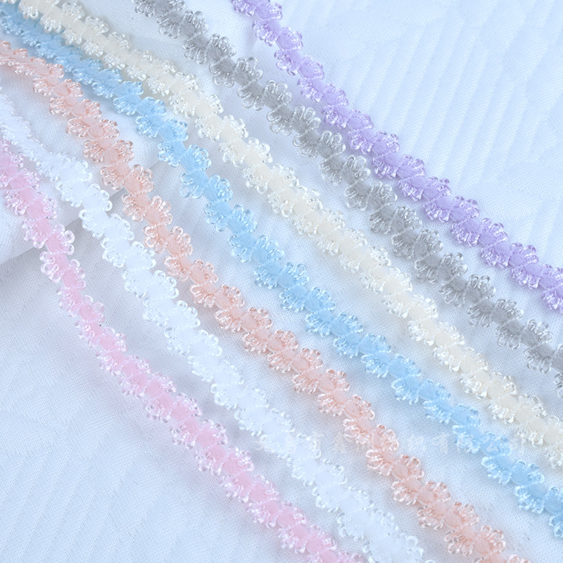 松紧带/玉米纹松紧带/提花松紧带/小铁扣松紧带/文胸辅料细节图