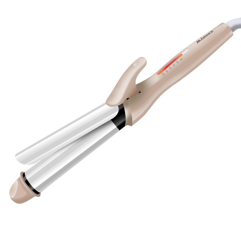 MARSKE MS-5566陶瓷卷发棒26MM32MM可调温干湿两用家用美发卷发器白底实物图