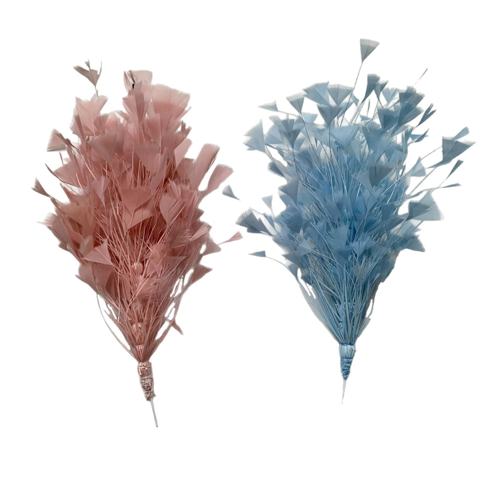 Factory Direct Sales Of Triangular Feather Flowers, Wire Flowers, Stage Performances, Home Decoration Handicrafts, Photography And Photography Props Item Picture