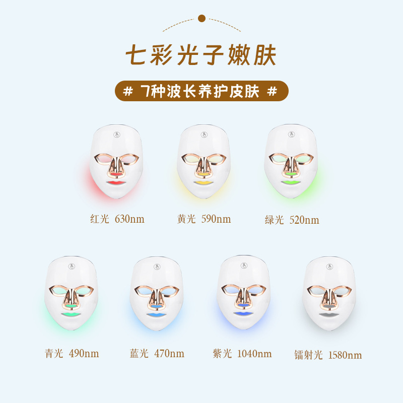 shanilak Fire Orange Star Beauty Device is a home facial device that uses photorejuvenation to reduce nasolabial folds, lift and firm the skin, and introduce collagen Specification image