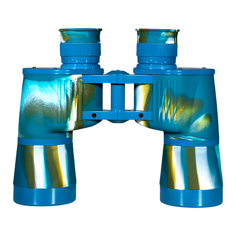95-Type 7X50 Binoculars, Outdoor Low-Light Night Vision Large Eyepiece, Marine Blue Coordinate Ranging Metal Telescope Item Picture