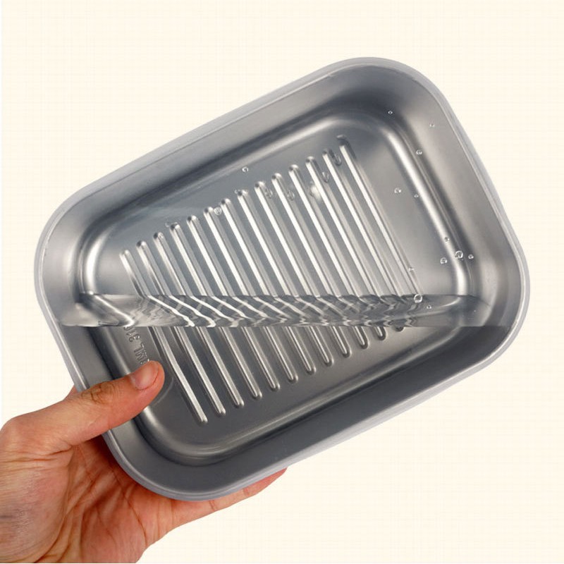 316L stainless steel refrigerator sealed food storage box, hot pot preparation plate, portable dispensing tray for work, lunch box, bento box, silicone lid food storage box Application Scenario
