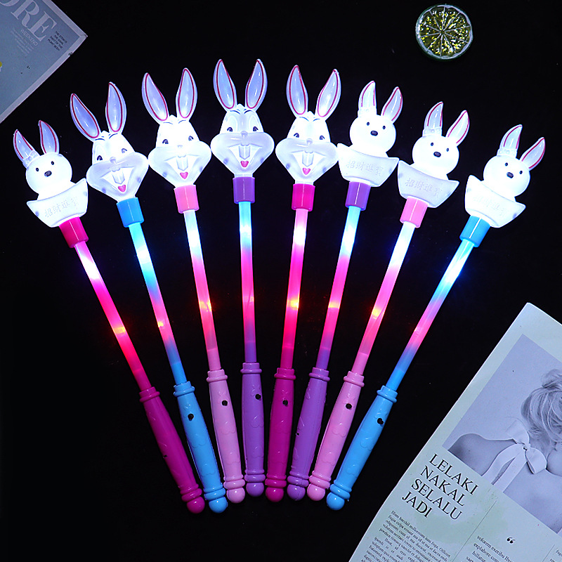 发光兔子造型手杖舞龙灯儿童麒麟花灯民俗用品醒狮灯笼灯笼