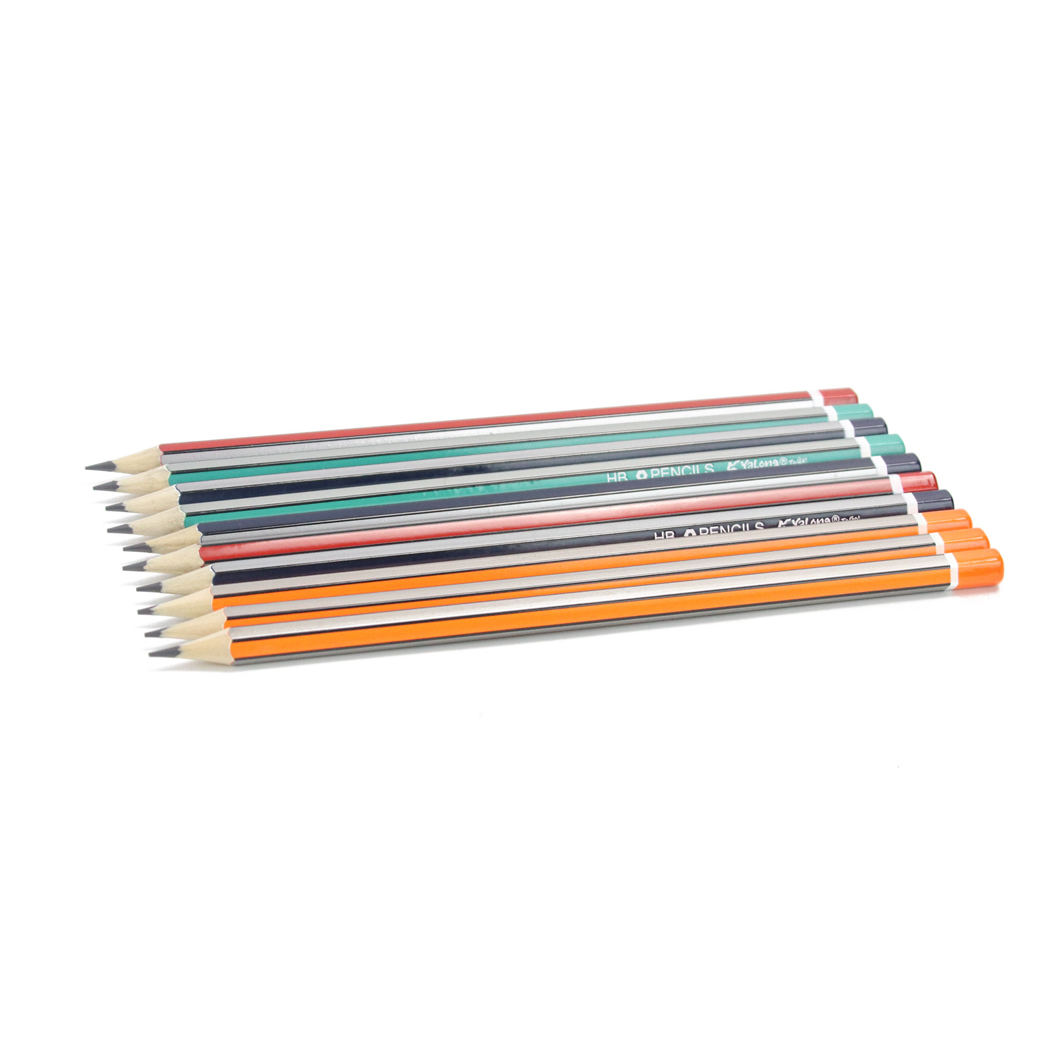 Yalong Cross-border Student New Stationery 12-piece hardcover color Box HB Standard Pencil Set Application Scenario