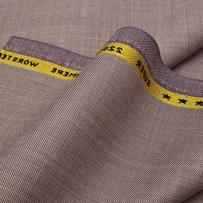 羊毛精纺面料板丝呢纯色春秋西装时装外套毛料现货供应