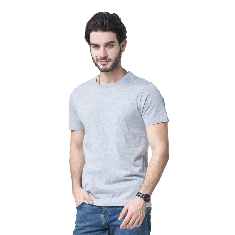 Summer 2026 Model 0001: Casual 170g pure cotton, fashionable, simple, sporty and slimming solid color round-neck short-sleeved T-shirt Specification drawing