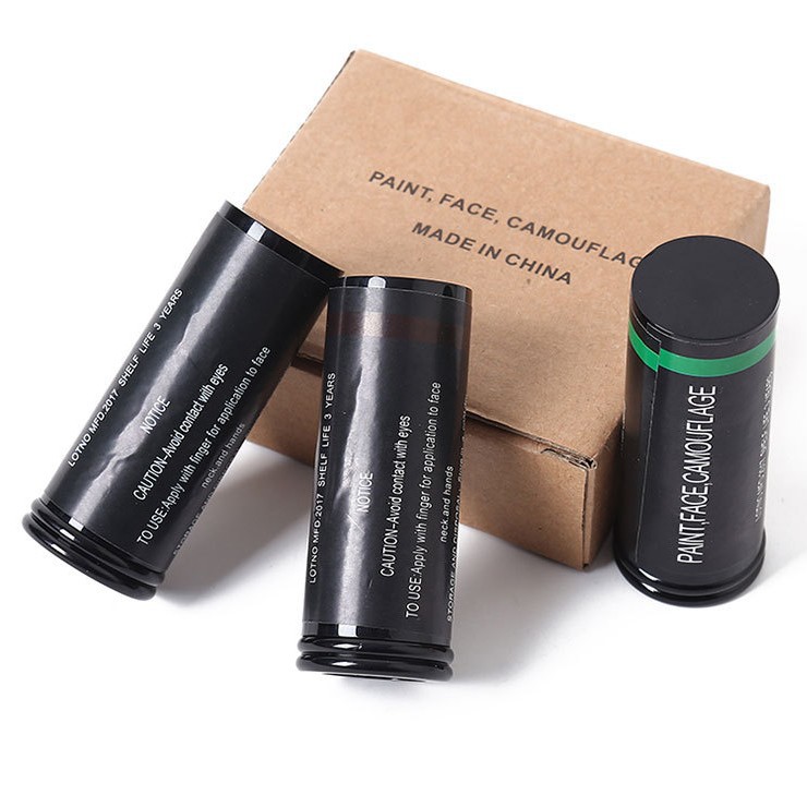 Camouflage oil, three-color camouflage oil, military camouflage outdoor oil paint pen, facial oil paint, stage performance drama oil cream, camouflage pen Item Picture