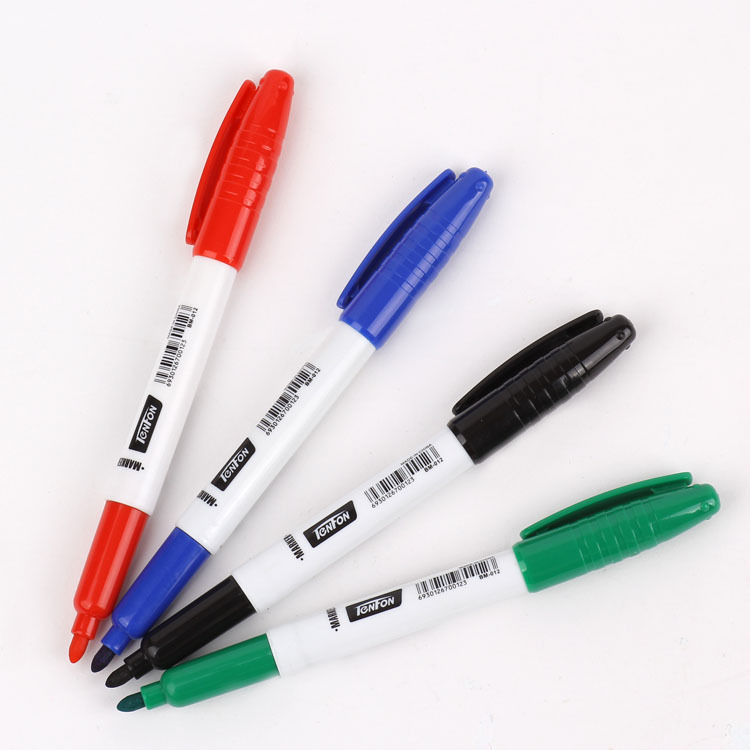 Foreign trade fine-stick whiteboard pen, small single-head whiteboard pen, Tianfeng 012 water-based erasable whiteboard marker details Picture