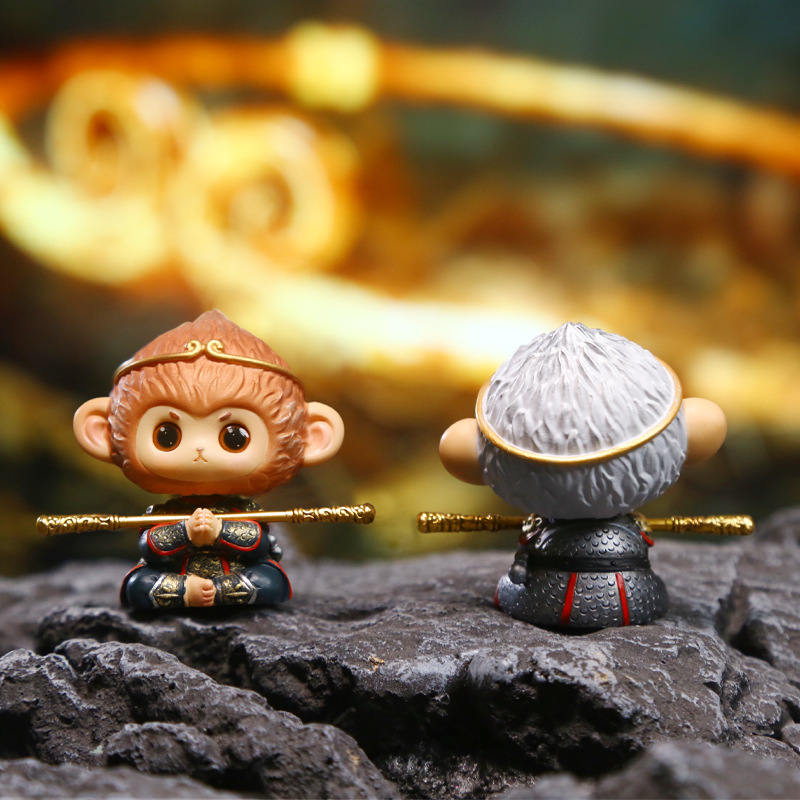 Direct sales from the manufacturer of 2D trendy male Monkey King blind box gifts, small tabletop ornaments and decorative items details Picture