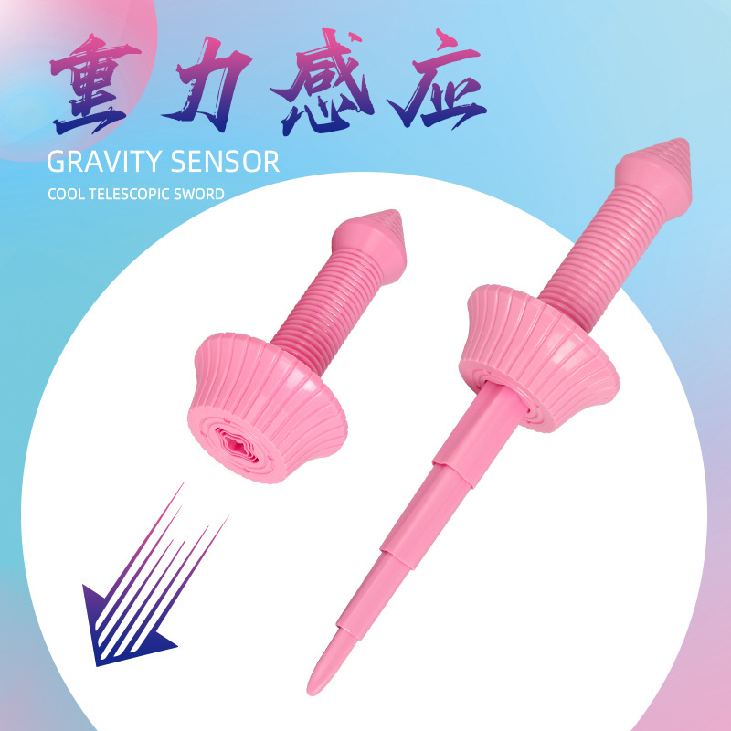 Douyin's best-selling 3D printed telescopic sword, spiral sword, radish rainbow knife, handcrafted DIY boy toys wholesale Application Scenario
