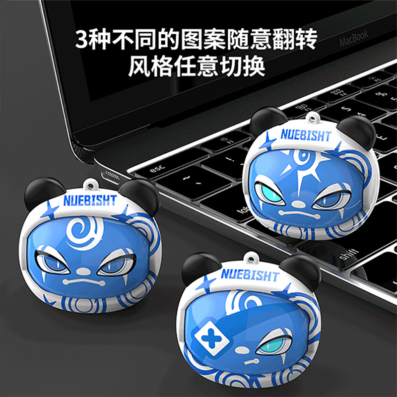 Wholesale of 2025 new rotating face-changing in-ear Bluetooth headphones with ultra-long battery life, noise-cancelling, and a Chinese trend style for gaming Application Scenario
