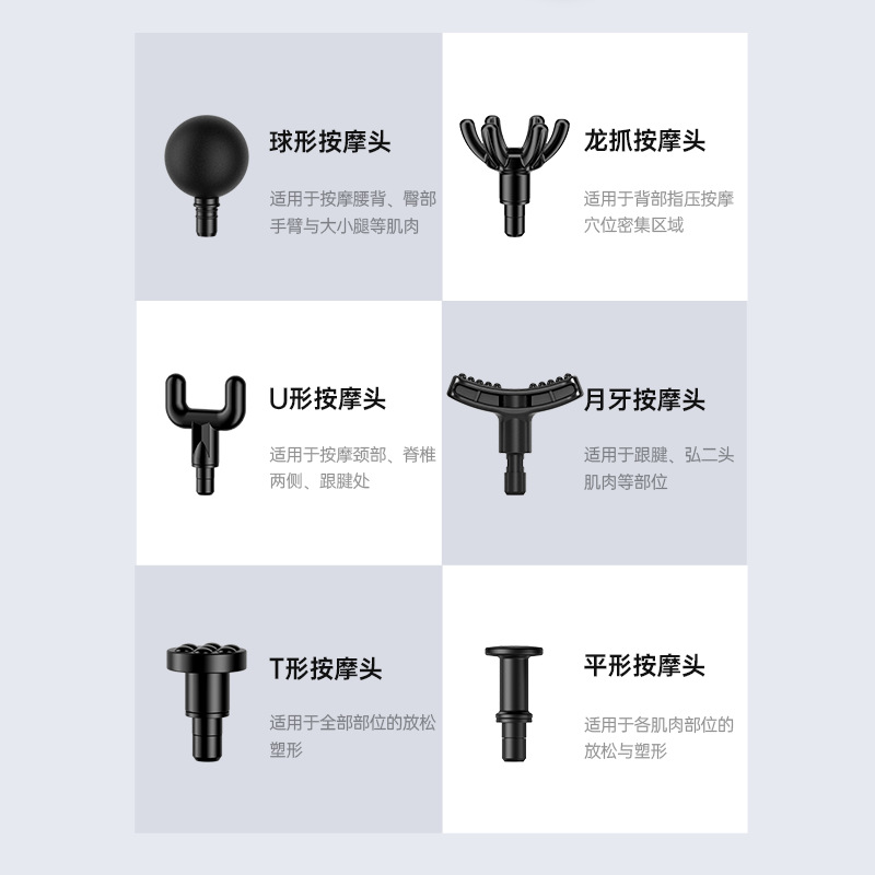 Cross-border fascia gun, Amazon electric muscle relaxation massager, home rechargeable massage gun factory wholesale Application Scenario