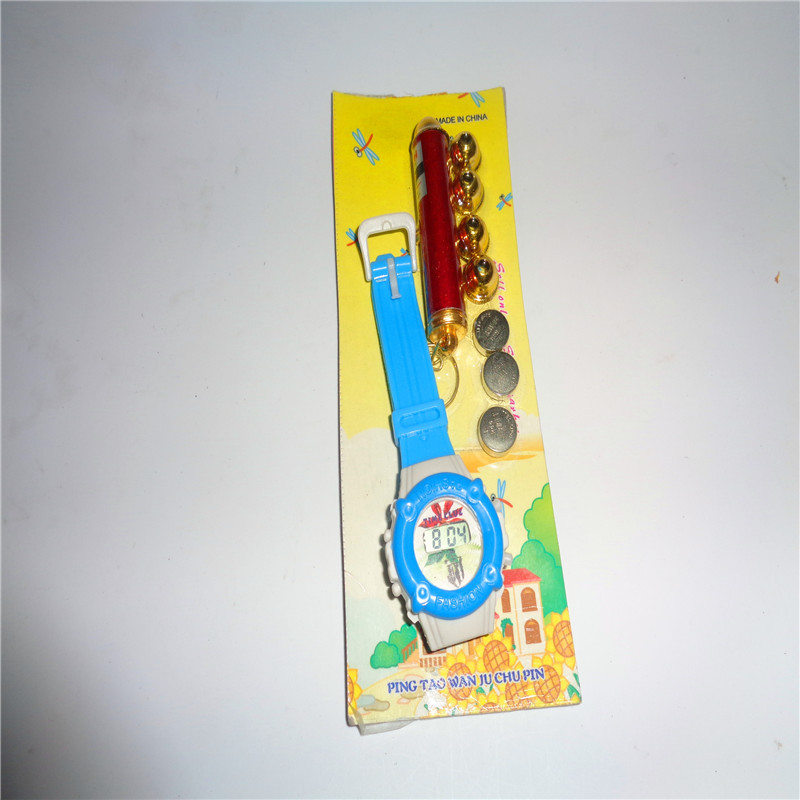 Niños juguetes de plástico LED llavero regalo pequeña luz de noche stand de piso 5 cabezas laser plus más fabricantes de relojes al por mayor Application Scenario