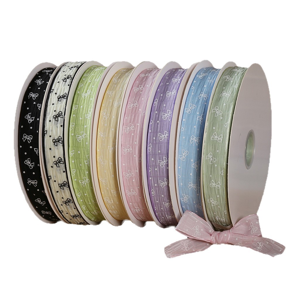 2.6-4.8cm Bow, pleated, children's diy hair accessories, shoes, hats, flowers, gifts, bouquets, decorations, ribbons Item Picture