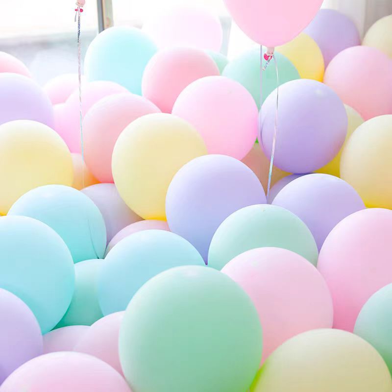 2.2-gram 10-inch matte latex balloons, pearlescent balloons, wedding balloons, party decorations, macarons, arch doors, wedding Application Scenario