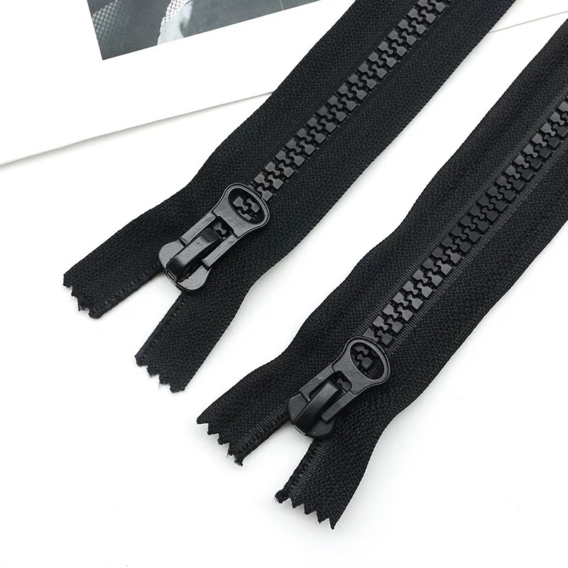 No. 8 resin zipper single and double zipper down jackets, school uniforms, clothing, outerwear, single and double zippers in stock Application Scenario