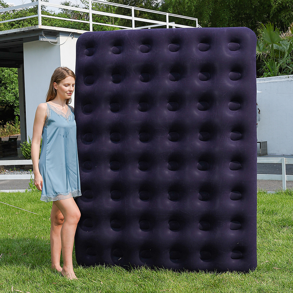 Cross-border travel mattress, household inflatable bed, double outdoor portable air cushion bed, nap bed, simple tent, folding bed, lazy person's outdoor inflatable bed, air cushion Application Scenario