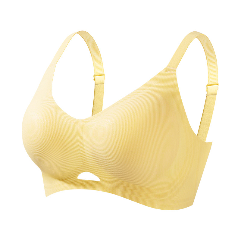 文胸女无肩带性感/女性内衣/半透明文胸白底实物图