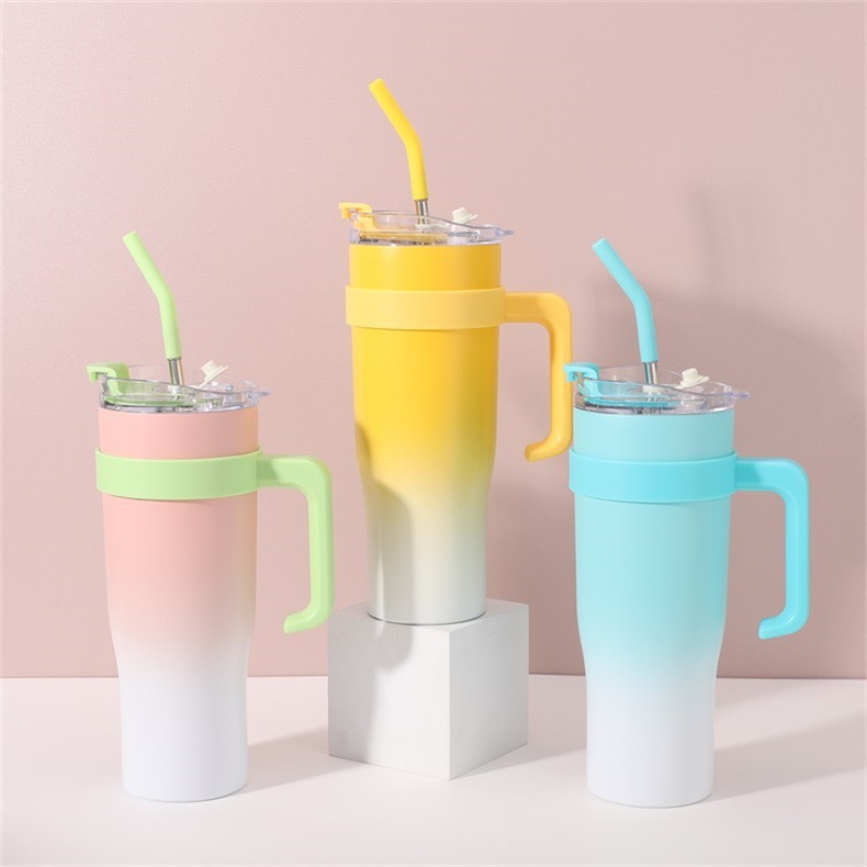 Cross-border 40oz vacuum giant insulated cup, outdoor sports ice king cup, car cup, 304 heat and cold preservation Item Picture